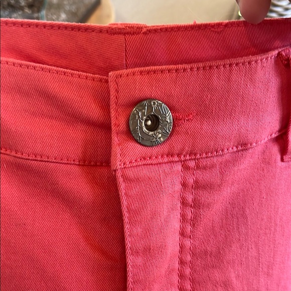Vibrant Coral Bermuda Shorts - Picture 6 of 7